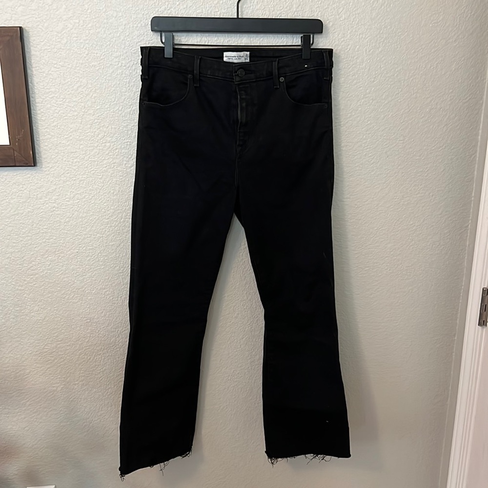 Abercrombie ankle flare jeans